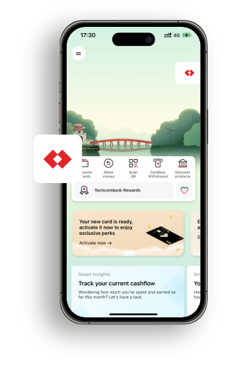 ứng dụng Techcombank Mobile